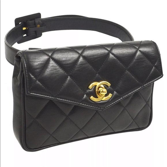CHANEL Handbags - Chanel Lambskin Fanny pack or Belt/Bum/Waist Bag